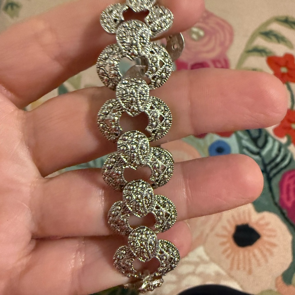 Intricate Silver‎ Bracelet